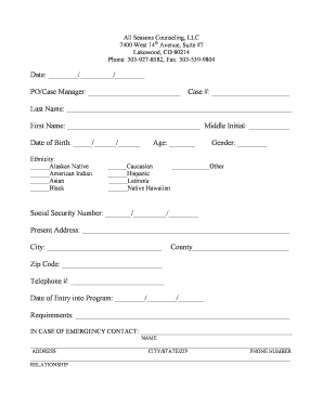 Dui Client Intake Paperwork Docx Fill And Sign Printable Template Online