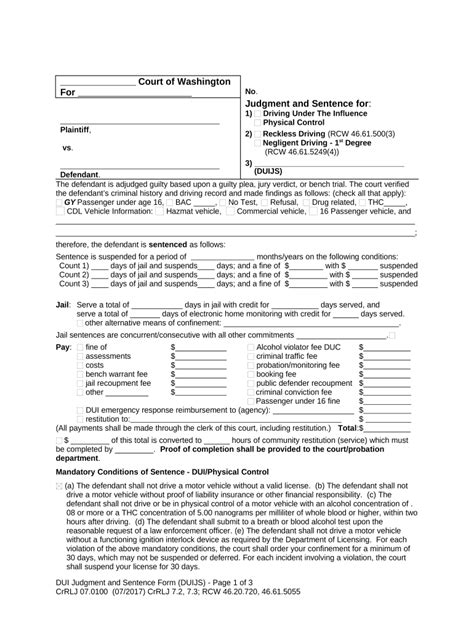 Dui Paperwork Fill Out Amp Sign Online Dochub