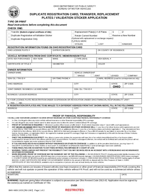 Duplicate Registration Card Transfer Replacement Plates Validation