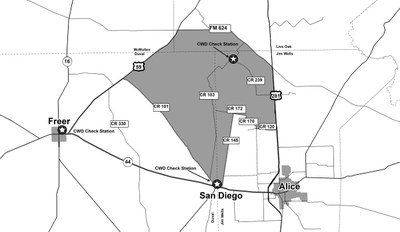 Duval County Texas Map Secretmuseum