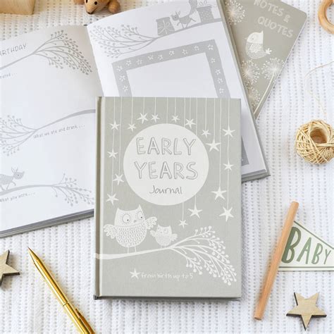 Early Years Grey Baby To Five Years Record Journal By From You To Me