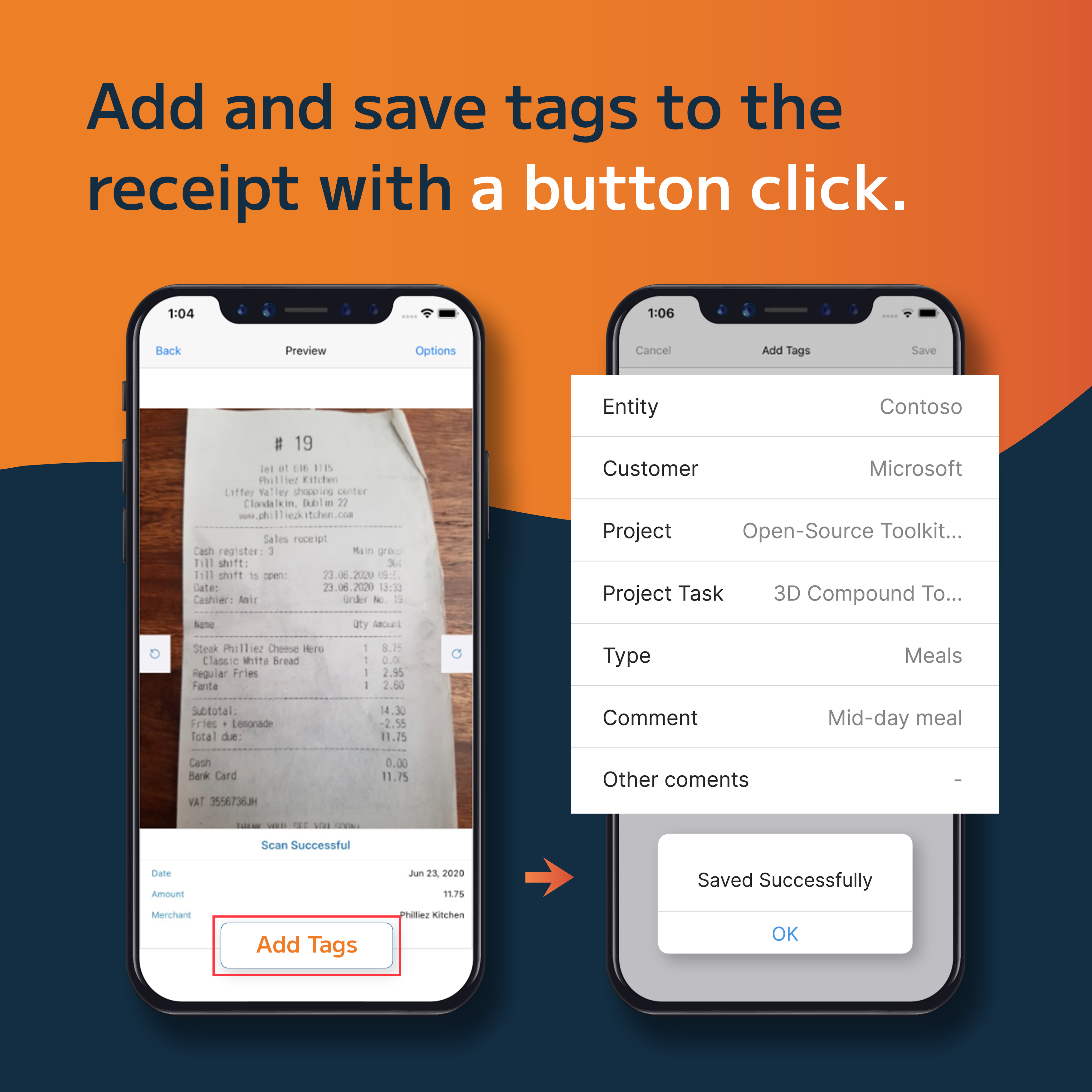 Easily Add Details To Receipts With The Receipt Tag Tool