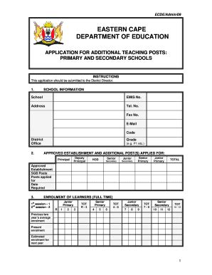 Eastern Cape Department Of Education Forms Airslate Signnow