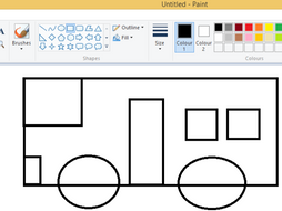 Easy To Follow Microsoft Paint Tutorial Ks1 2 Teaching Resources