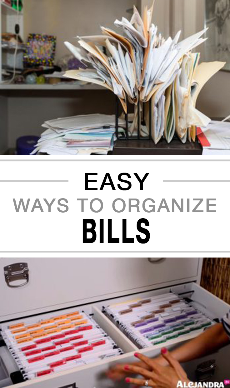 Easy Ways To Organize Bills Popular Pins Diy Home And Popular