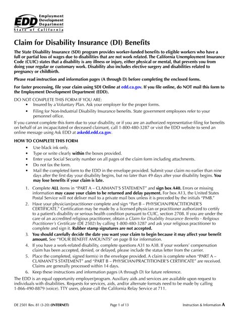 Edd Disability Form For Doctor To Fill Out Fill Out Amp Sign Online Dochub