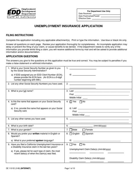 Edd Unemployment Insurance Application Race And Ethnicity In The