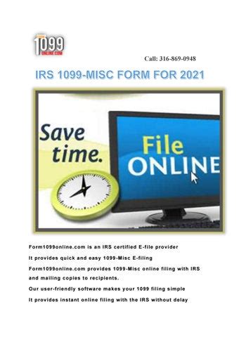 Efile 1099 Misc 1099 Misc Reporting Requirements By Form1099 Issuu