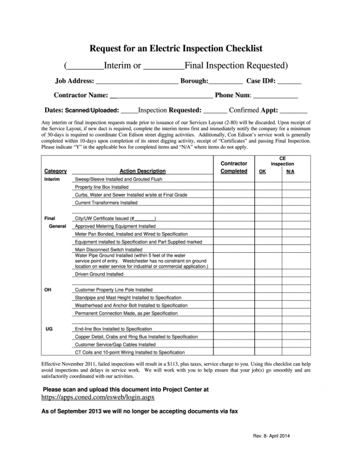 Electrical Inspection Report Template 2014 2024 Form Fill Out And