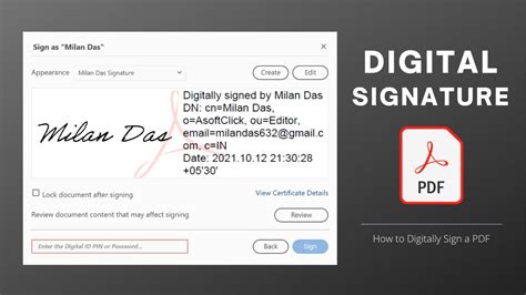 Electronic Digital Signature Adobe Acrobat Pro Dc Signing