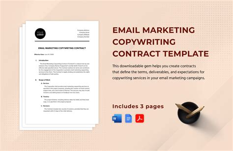 Email Marketing Copywriting Contract Template In Google Docs Word Pdf