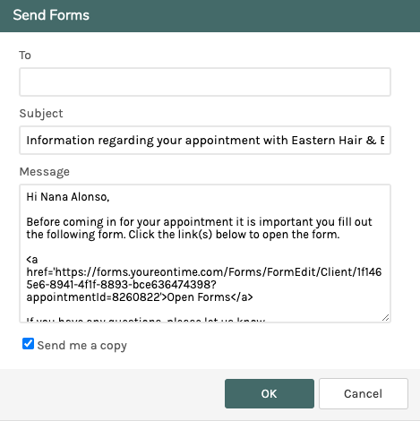 Emailing Forms To A Client You Reontime Help