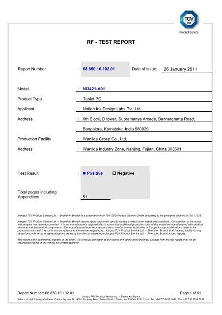 Emc Emission Test Report Ni Faq Front Page