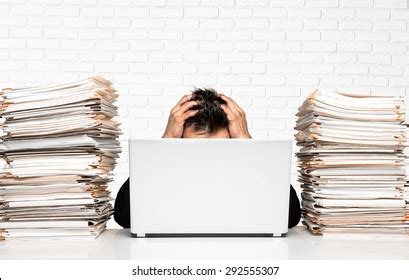 Emotional Stress Paperwork Document Stock Photo 292555307 Shutterstock