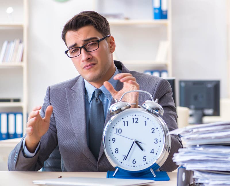 Employee Failing To Meet Tax Reporting Deadlines Stock Image Image Of