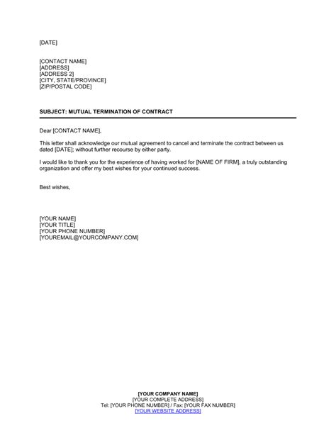 Employment Contract Email Sample Letter Templates