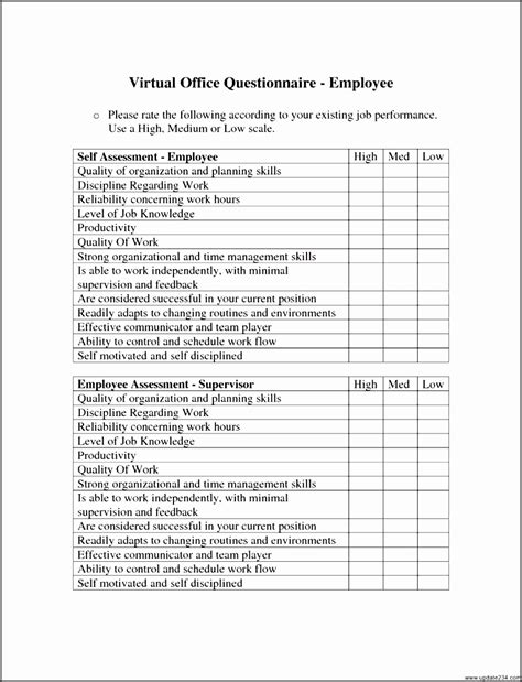 Employment Skills Assessment Template Pdf Example Kelitbanganwonogiri