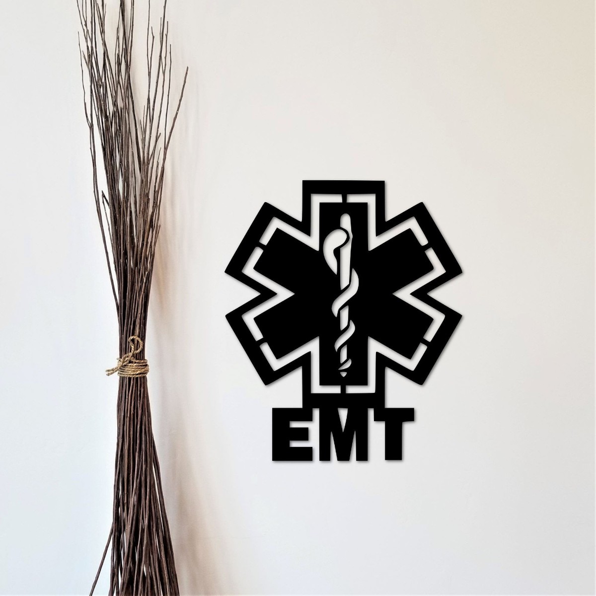 Emt Sign First Responders Metal Wall Decor Emt Gifts Etsy