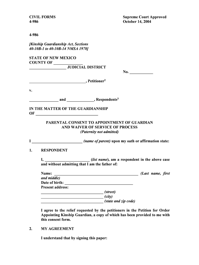 Enacting The Kinship Guardianship Act Be It Enacted By New Form Fill