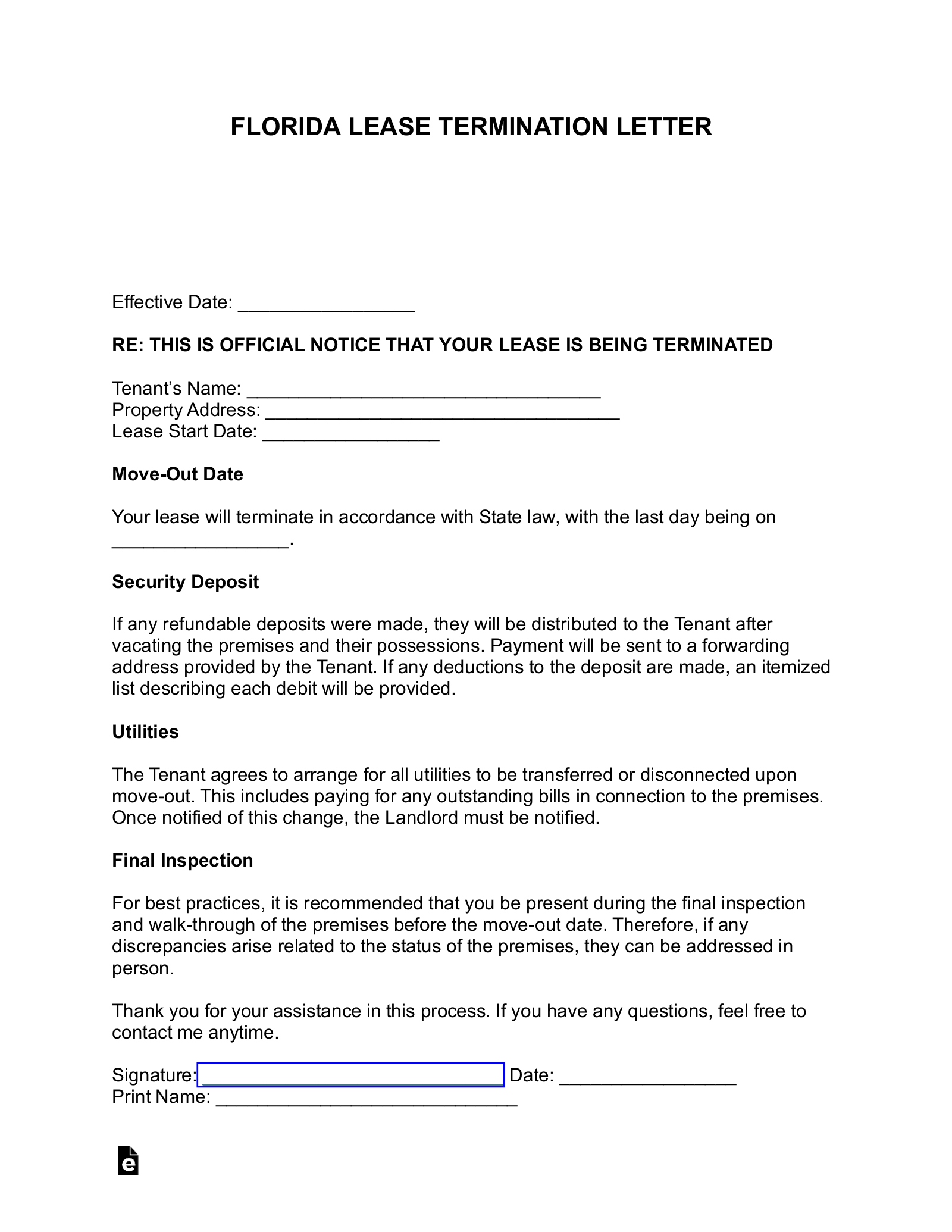 End Lease Agreement Letter Collection Letter Template Collection