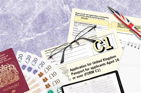 English Form C1 Application For United Kingdom Passport For Applicants