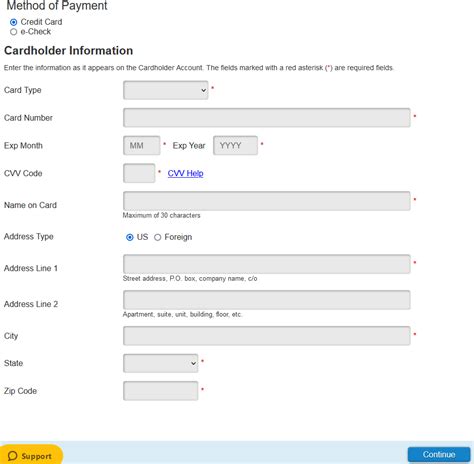 Error When Adding Payment Account Postal Code Required Efile