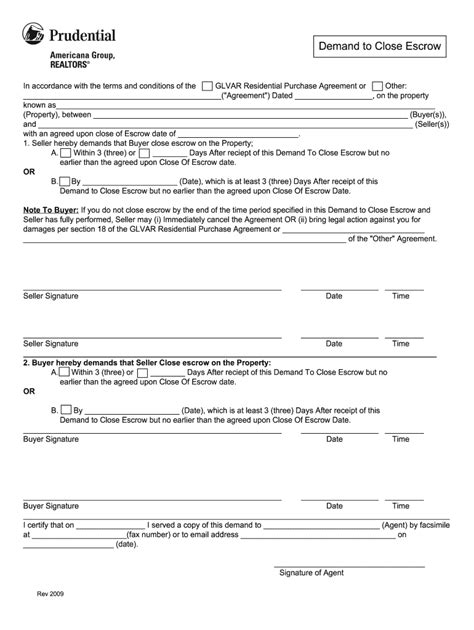 Escrow Closing Notice Fill Online Printable Fillable Blank Pdffiller