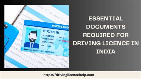 Essential Documents Required For Driving Licence In India