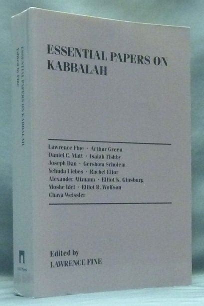 Essential Papers On The Kabbalah Essential Papers On Jewish Studies