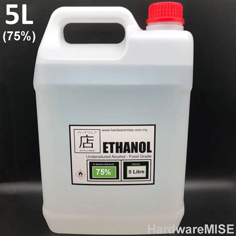 Ethanol Alcohol 75% Hand Sanitizer Food Grade Undenatured Ethyl Alcohol ...