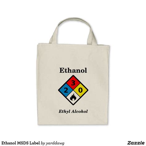 Ethanol Msds Label Zazzle Tech Humor Biohazard Symbol Labels