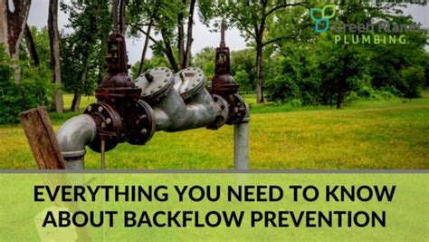 Everything You Need To Know About Backflow Testing Green Planet Plumbing