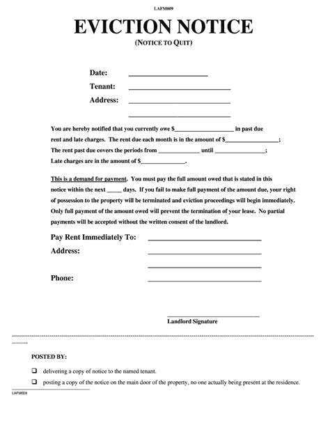 Eviction Notice Template Fill Out Amp Sign Online Dochub