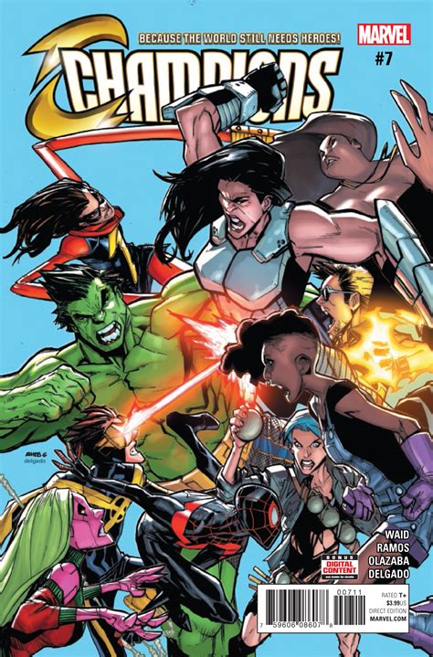 Exclusive Marvel Previews Prevue Champions 7 Previews World