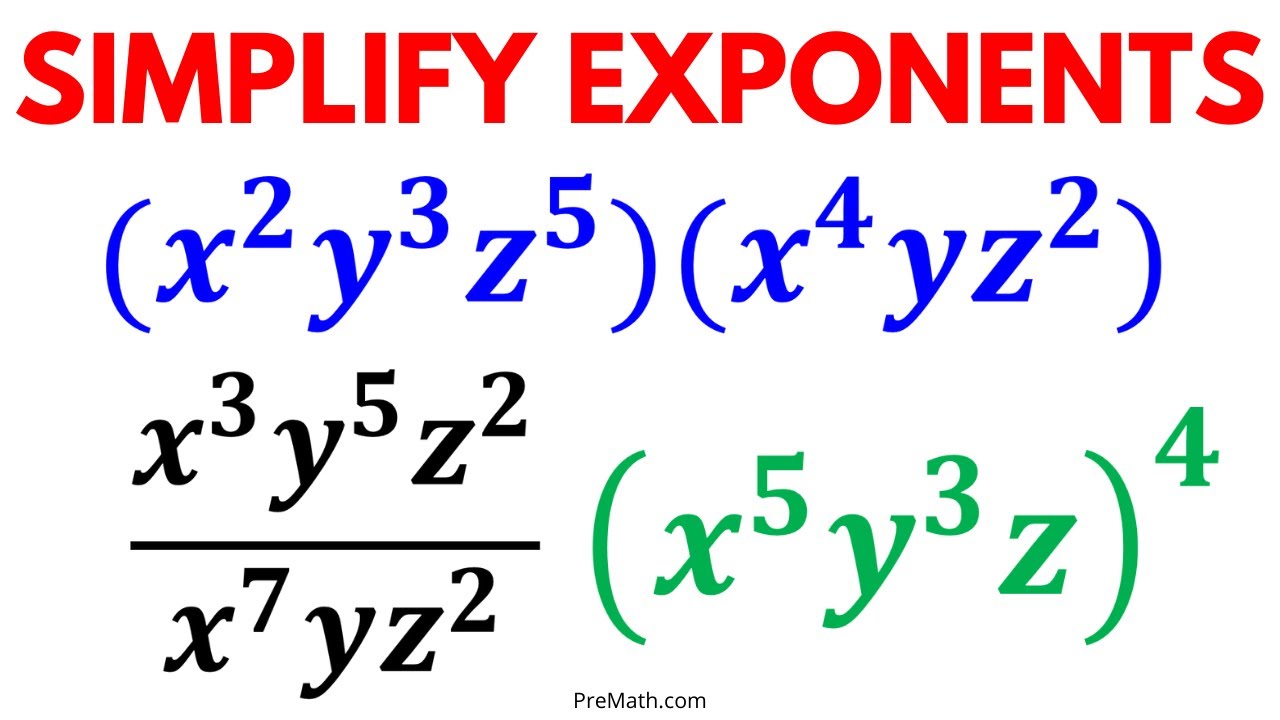 Expressions Involving Exponents Calculator