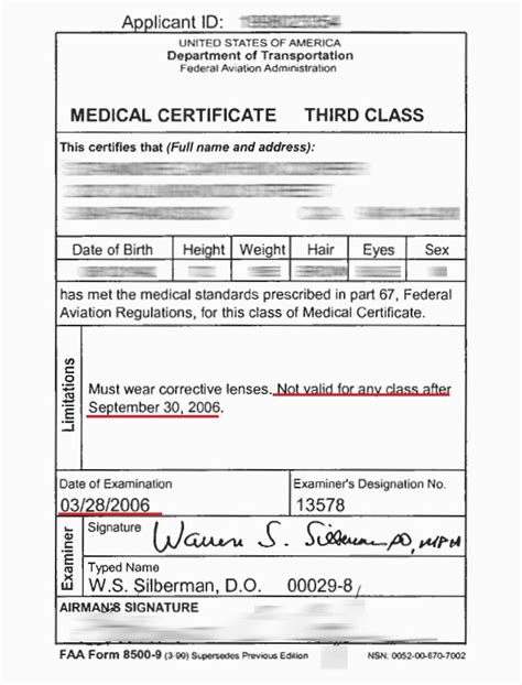 Faa And Medical Certificates Aviation Safety