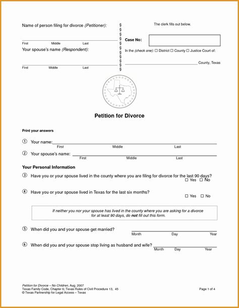 Fake Divorce Certificate Template Unique Fake Divorce Papers Divorce