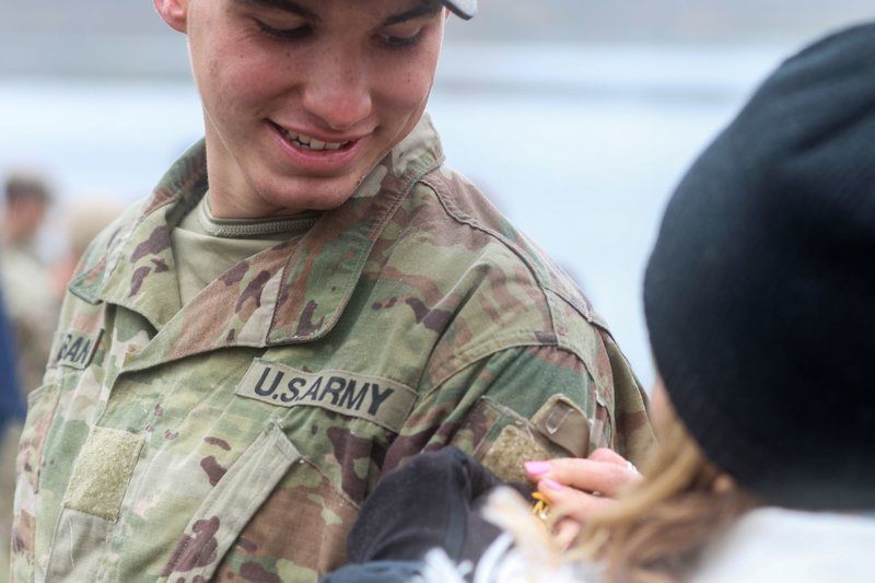 Families Attend Airborne School Graduation At Fort Benning For First