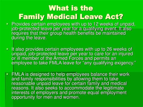 Family Medical Leave Act Fmla Youtube