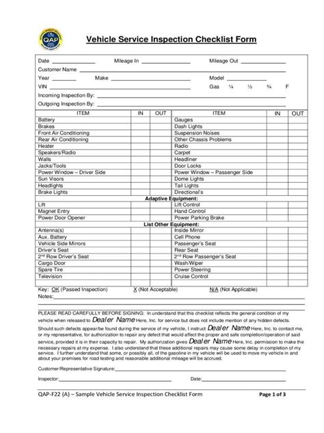 Fantastic Pa State Inspection Receipt Template Word Stunning