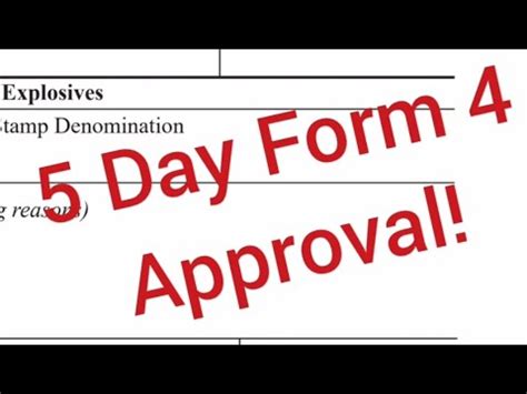 Fast Tax Stamp Approvals 1 Week Suppressor Wait Times Youtube