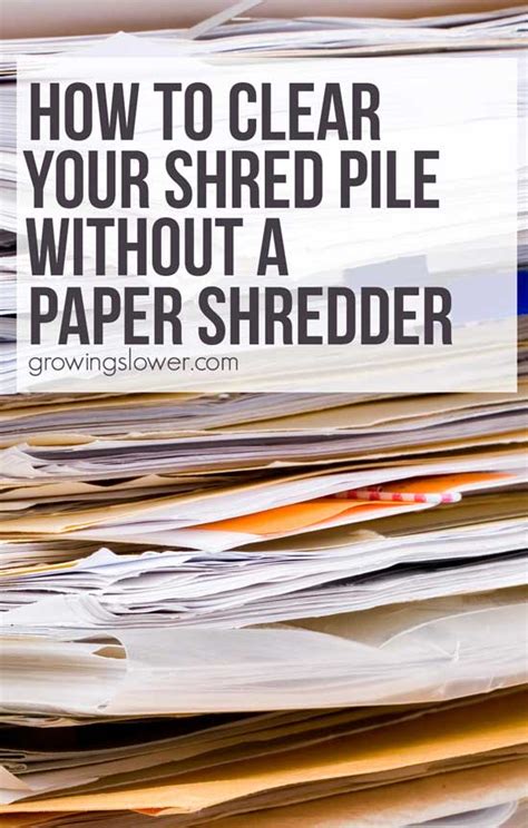 Fastest Way To Shred Paper Without A Paper Shredder Frugal Tip