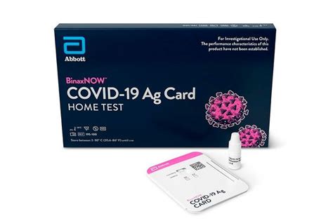 Fda Authorizes Abbott S Covid 19 Test For At Home Use