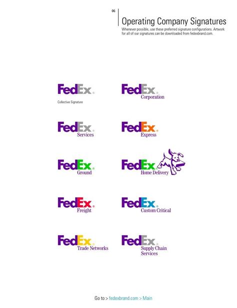 Fedex Brand Identity Quick Reference Guide