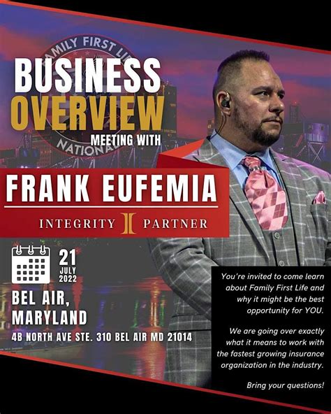 Ffl Business Overview Meeting 4B North Ave Suite 310 Bel Air 29