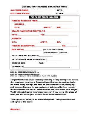 Ffl Transfer Paperwork Complete With Ease Airslate Signnow