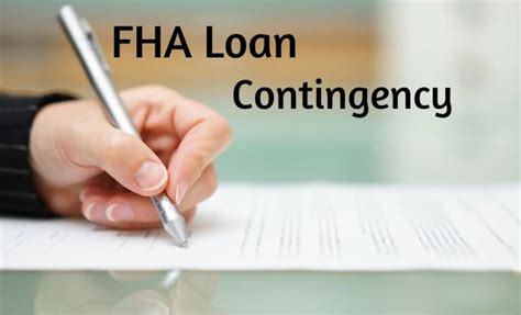 Fha Loan Contingency Guidelines Fha Lenders