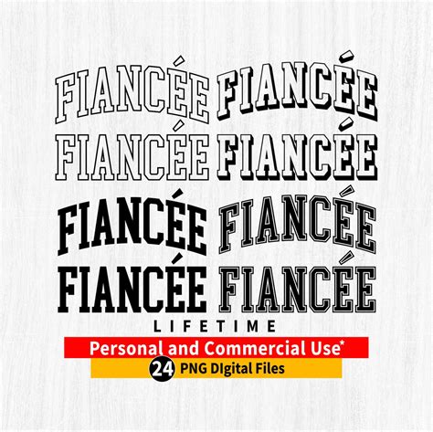 Fiancee Png Fiancee Png Bundle Fiancee Varsity Png Fiancee Arched Png Fiancee File Fiancee