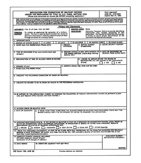 Figure 5 27 Application For Correction Of Military Records Dd Form