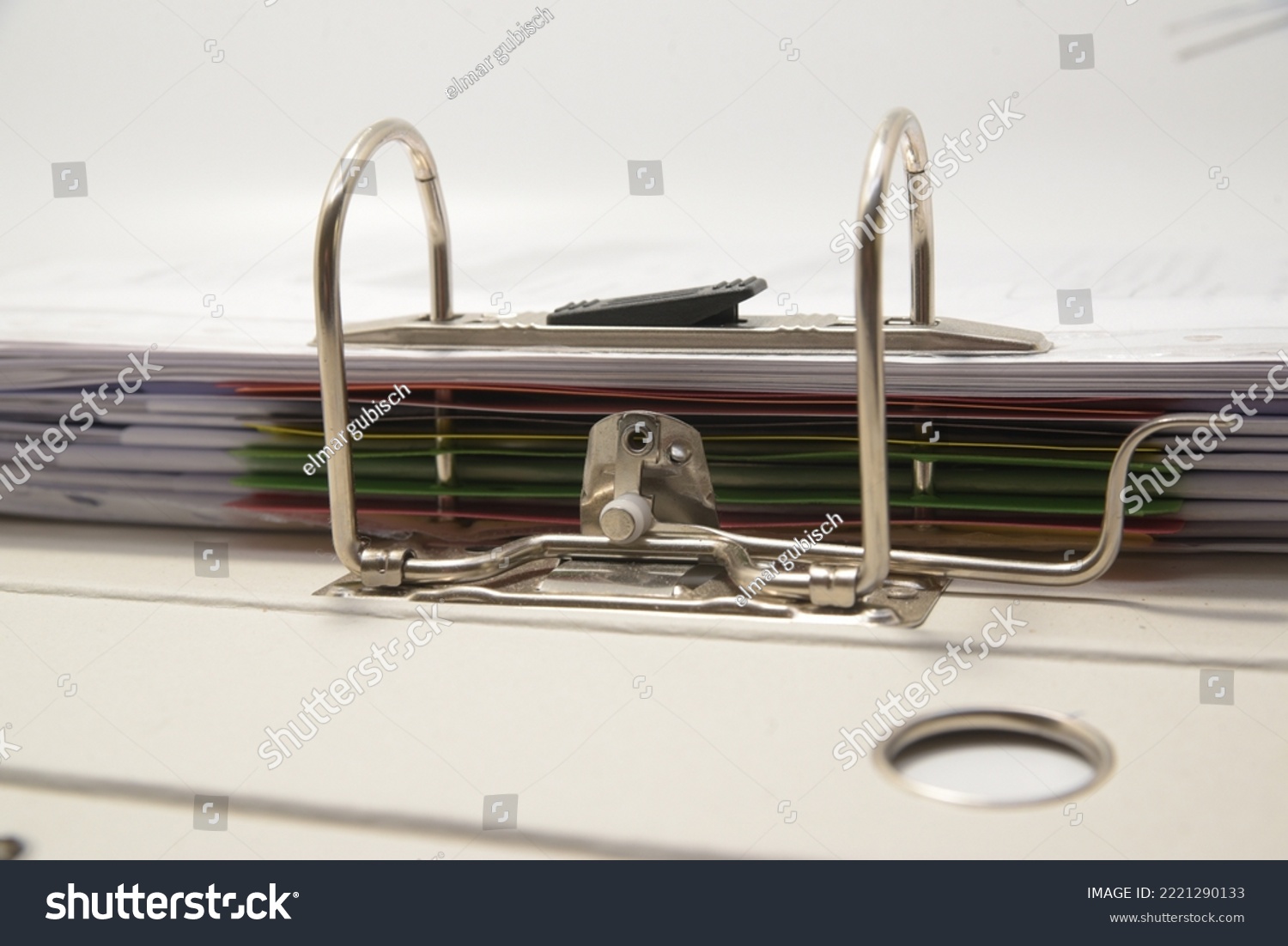 Files And Paperwork In The Administration Stock Image Image Of Civil